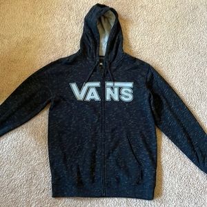 Vans Black and Grey Zipper Jacket